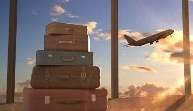 Airplane image symbolizing international relocation through PR process