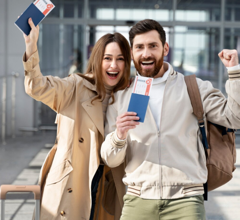 Client interacting with immigration consultants in Chennai at a consultation desk.