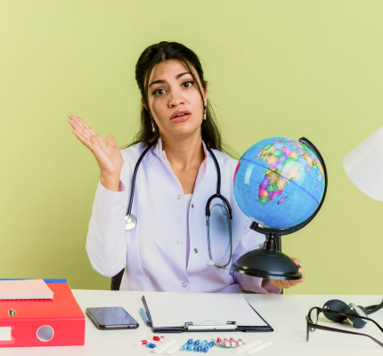 Experienced trainer guiding students at the best OET coaching center in Chennai