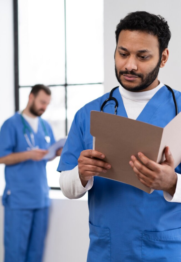 Students attending a DHA coaching class