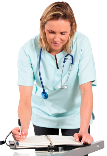 Job fair booth setup for overseas hiring