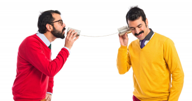 Tourist visa agent communicating clearly with clients through virtual tools